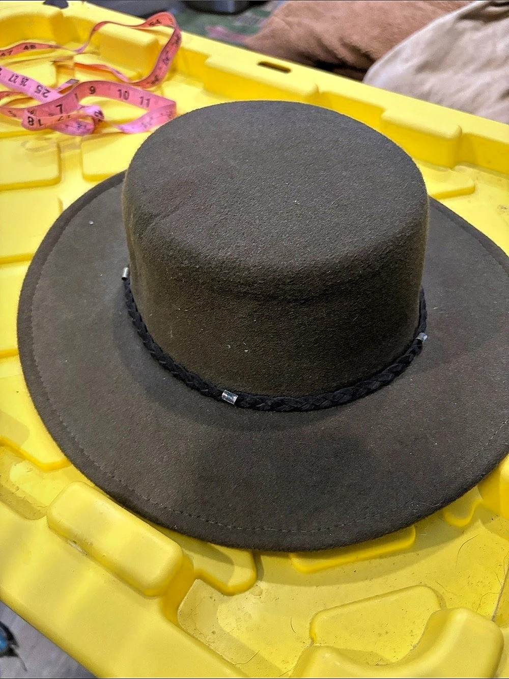 Forest Grewn Wide-Brim Hat